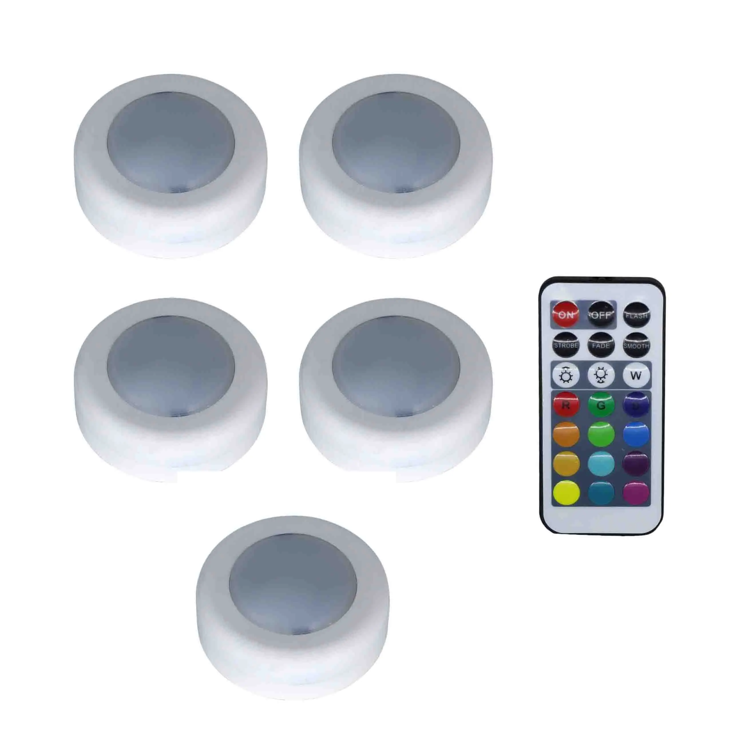5 lamp 1 controller Светодиодный светильник под шкафом RGB датчик касания с регулируемой яркостью Светодиодные шайбы для шкафа закрытого гардероба лестницы коридора ночной Светильник - Цвет: 5 lamp 1 controller