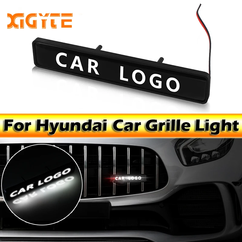 Хромированная решетка из АБС пластика эмблема светодиодный значок декоративные