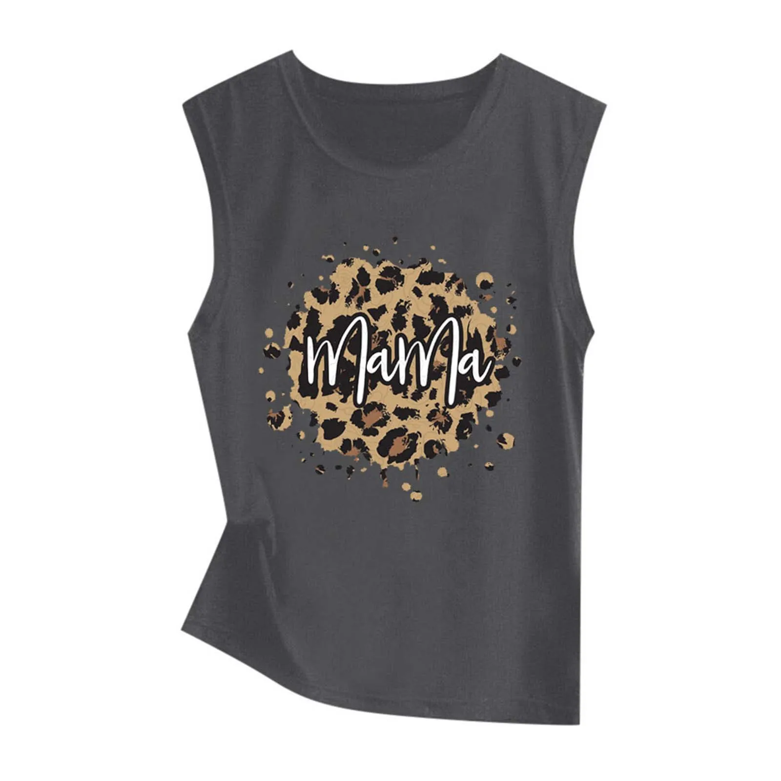 

Women's Sexy Camis Sleeveless Tank Tops O-neck Printing Sleeveless Casual Loose Vest Tops Vest Tees Clubwear Camisole D4