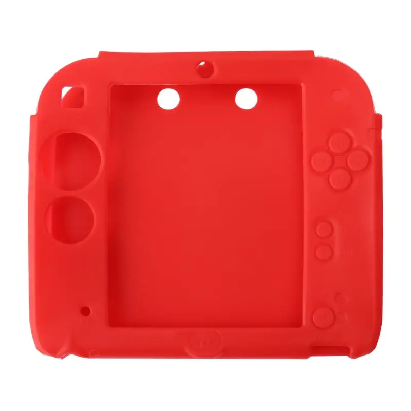 

H052 Protective Cover Case Shell Soft Silicone Skin Anti-Slip Shockproof Accessories for 2DS Game Player Handheld Console