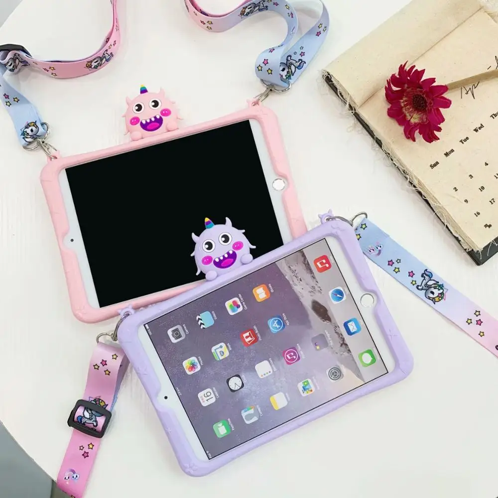 

Cartoon Silicon Case for IPad 10.2 Tablet Cover for IPad 9.7 2017 2018 Air 1 2 Mini Pro 12.9 Air 10.5 11 Case for IPad 2 3 4