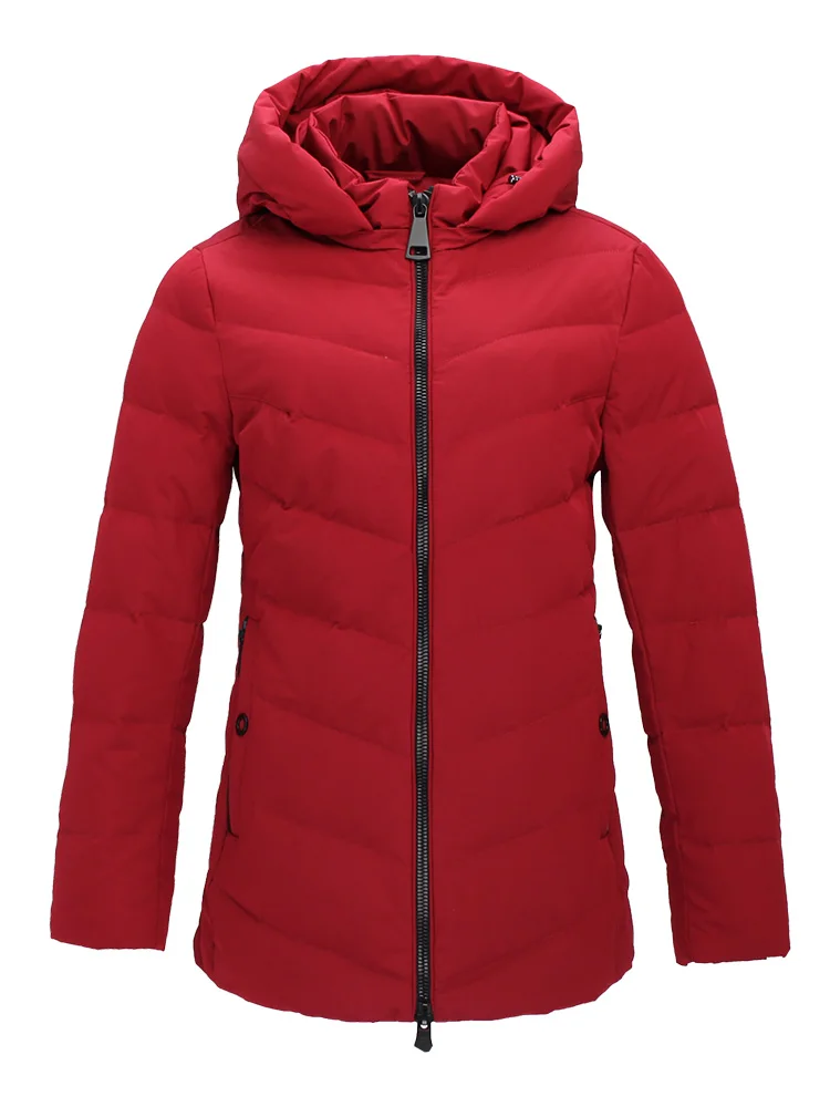 

Qianyugang middle-aged women's clothing new mother down jacket women's short hooded winter large size coat for women