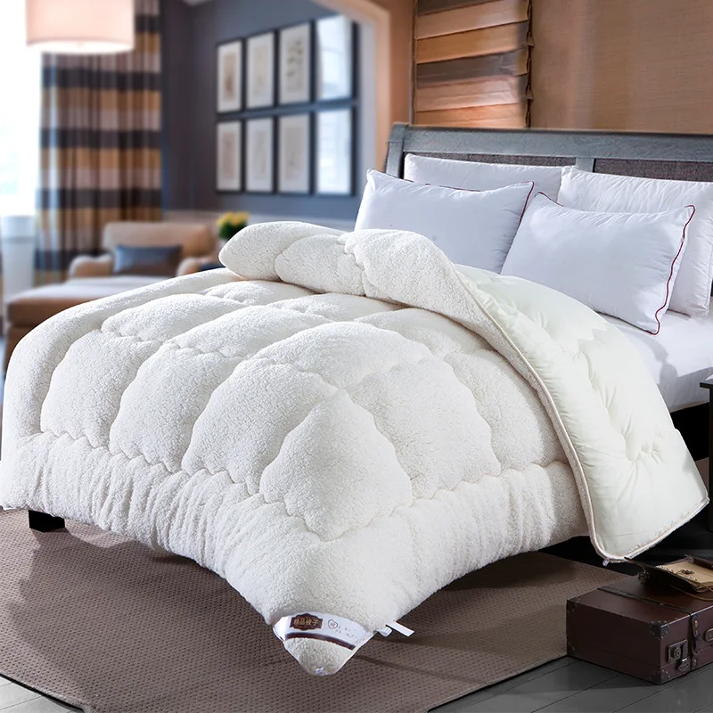 

Cashmere Quilt Core Thickened In Winter To Increase Comfort, Skin Friendly and Warm Lambskin Quilt Core Hotel Household Bedding