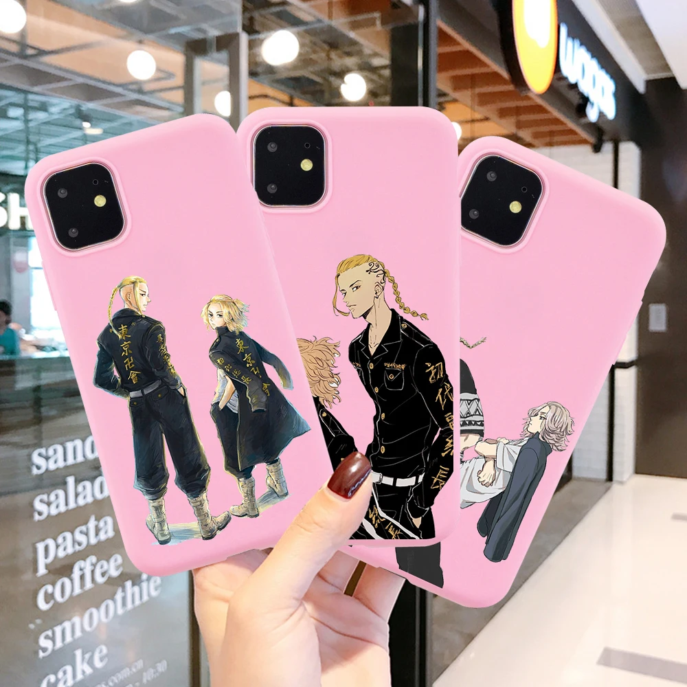 

2021 Tokyo Revengers Manjiro Sano Cute Anime Phone Case for IPhone 6 6S 7 8 X XS XR 11 12 13 Pro Max SE 2020 Coque Cover Funda