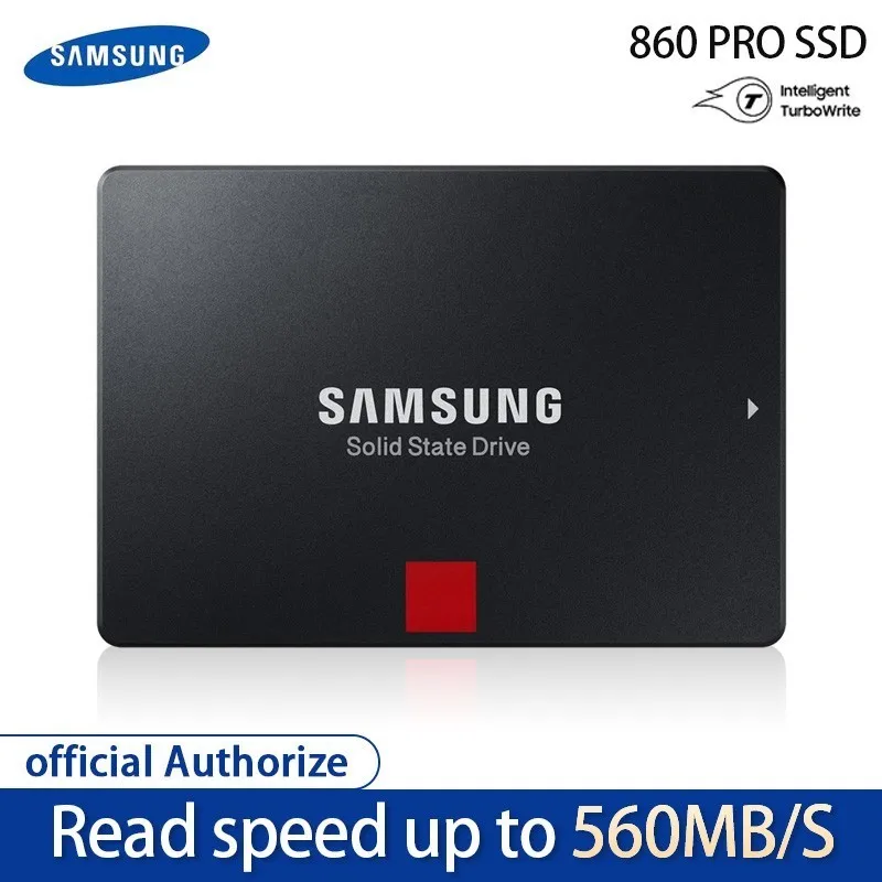 

Внутренний твердотельный накопитель SAMSUNG SSD 860 PRO, 256 ГБ, 512 ГБ, жесткий диск HD SATA 3 2,5 HHD для ноутбука, настольного ПК, 1 ТБ, 2 ТБ 4 ТБ