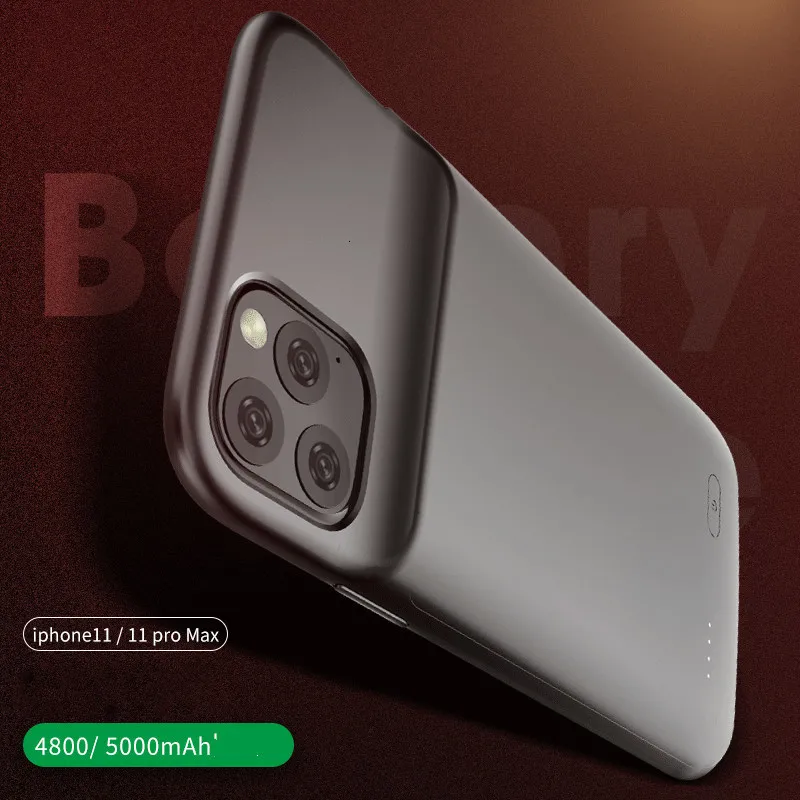 Для iPhone 11 Pro Max чехол для зарядного устройства Мягкий Силиконовый противоударный чехол для резервного зарядного устройства для iPhone 11 внешний аккумулятор