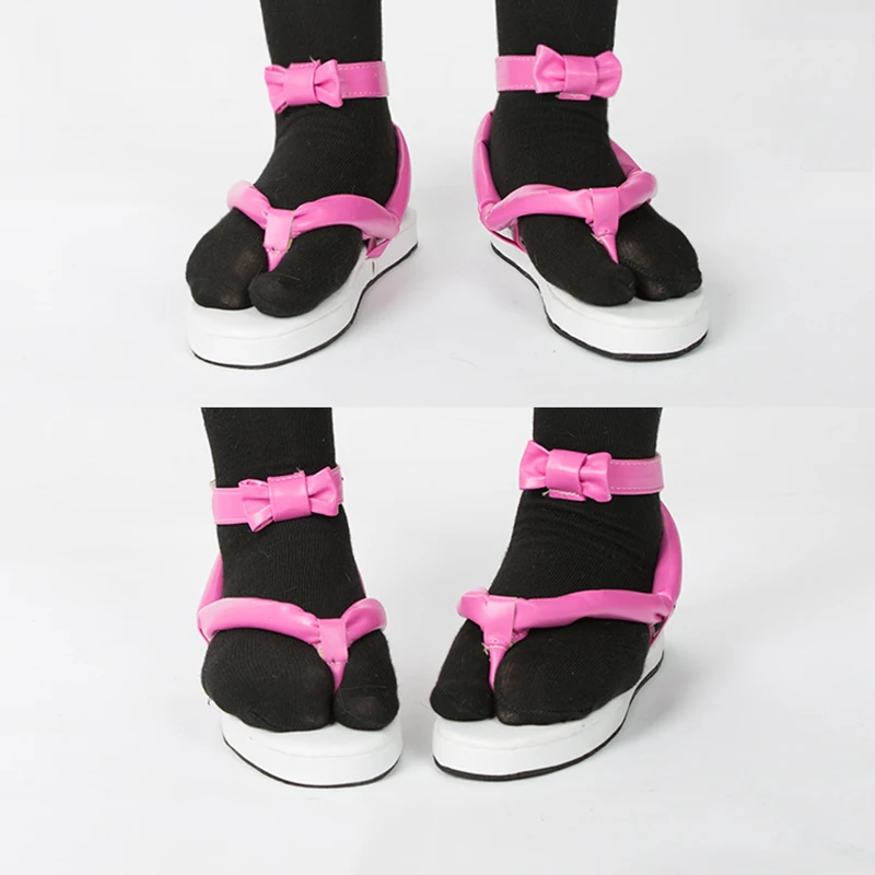 Anime Comic Demon Slayer Kimetsu no Yaiba Cosplay Shoes Kanroji Mitsuri Pink Samurai Daily Leisure | Тематическая одежда и