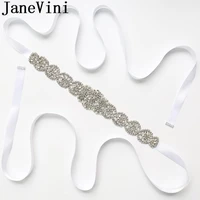janevini bridal wedding dress belts sash riem wedding crystal diamond bride ribbon belt pearl beaded women bridesmaids waistband