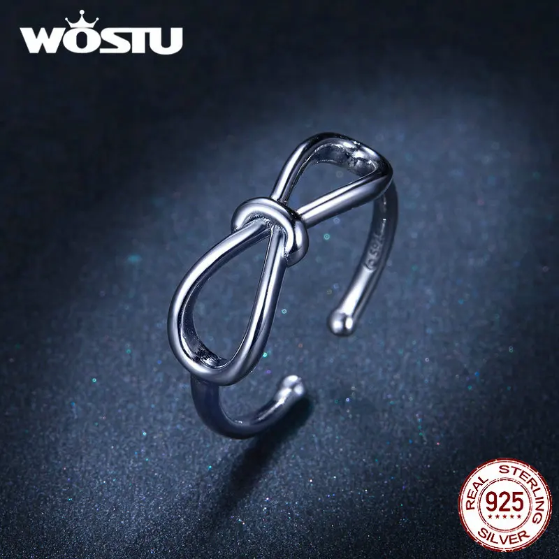 Женское Обручальное кольцо с бантом из серебра 100% пробы | Украшения и аксессуары