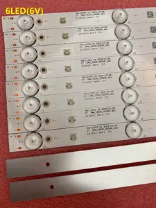 30 шт.лот 6LED светодиодная подсветка полосы для Polarline 32PL11TC 32LTV2002 JL.D32061330-081AS-M E348124 MS-L1343 L2202 L1074 V2