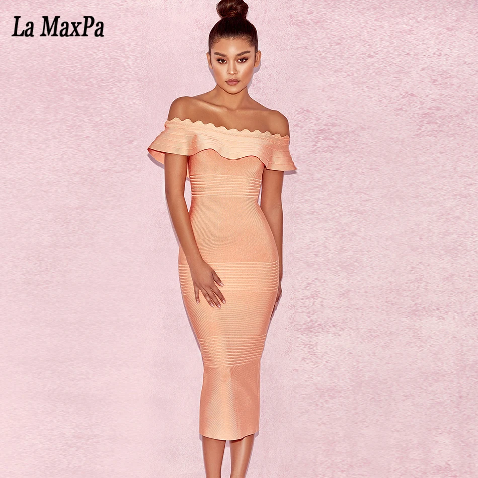 Женское вечернее платье с коротким рукавом фиолетовое или оранжевое облегающее