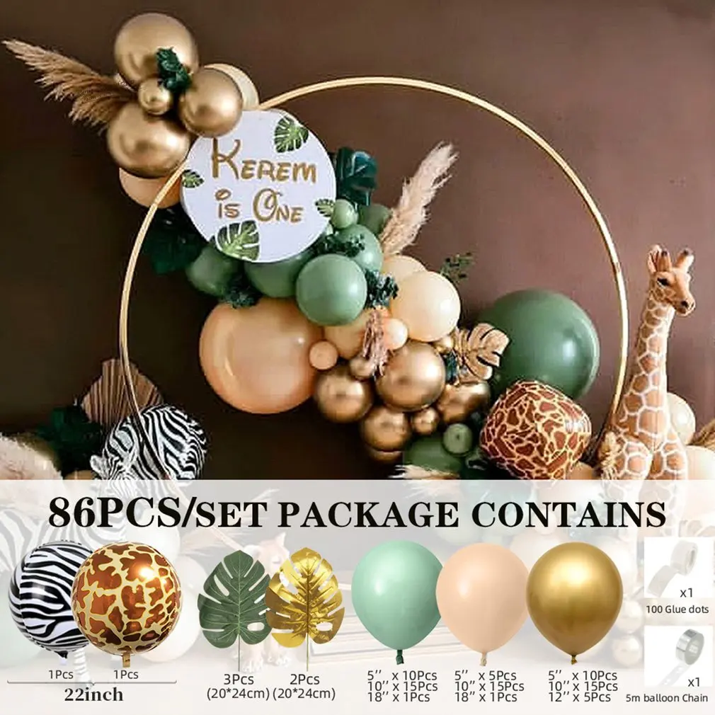 

86pcs/set Balloons Garland Arch Kit Latex Ballons Birthday Valentine Wedding Party Balloons Decoration