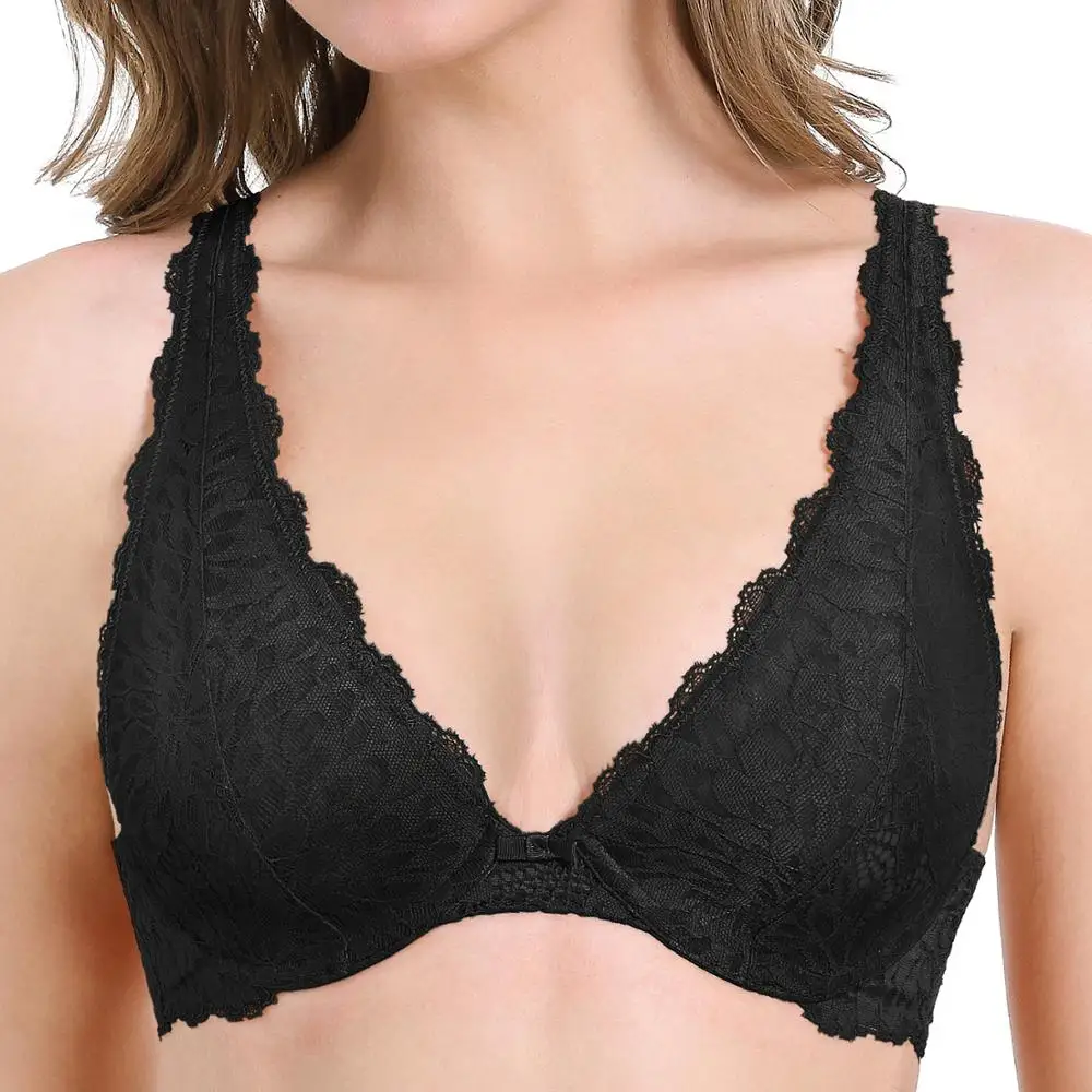 Сексуальное женское нижнее белье бюстгальтер кружевной без косточек бесшовный
