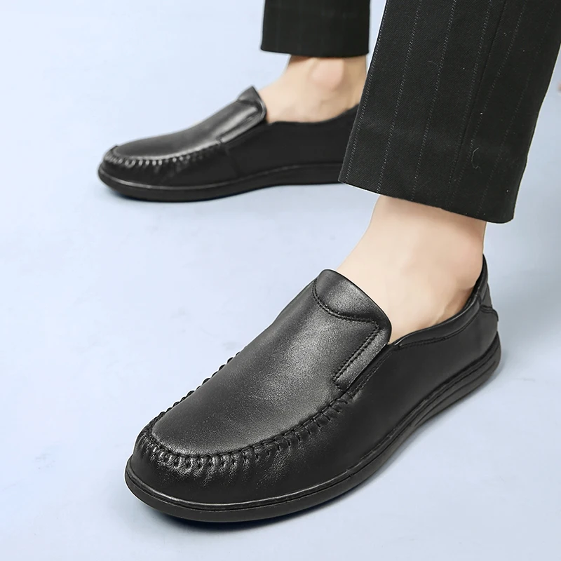 

Casual Leather Man Shoe Sapato Masculino Casual Men's Leather Shoes Zapatos Casuales Para Hombre Sapatos Men Leisure