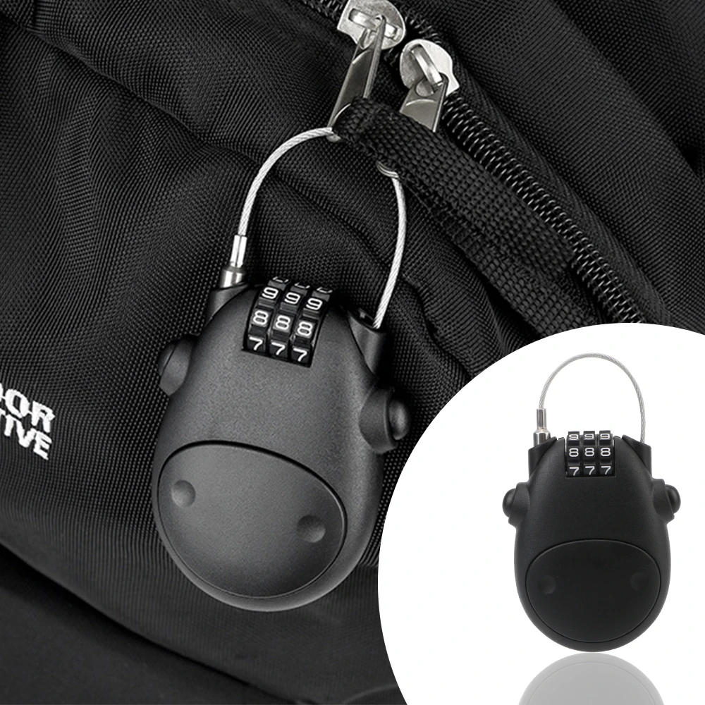 

LEEPEE Anti-theft Security Lock Telescopic Wire Rope Lock Bicycle Luggage Lock Code Lock Wire Cable Combination Lock