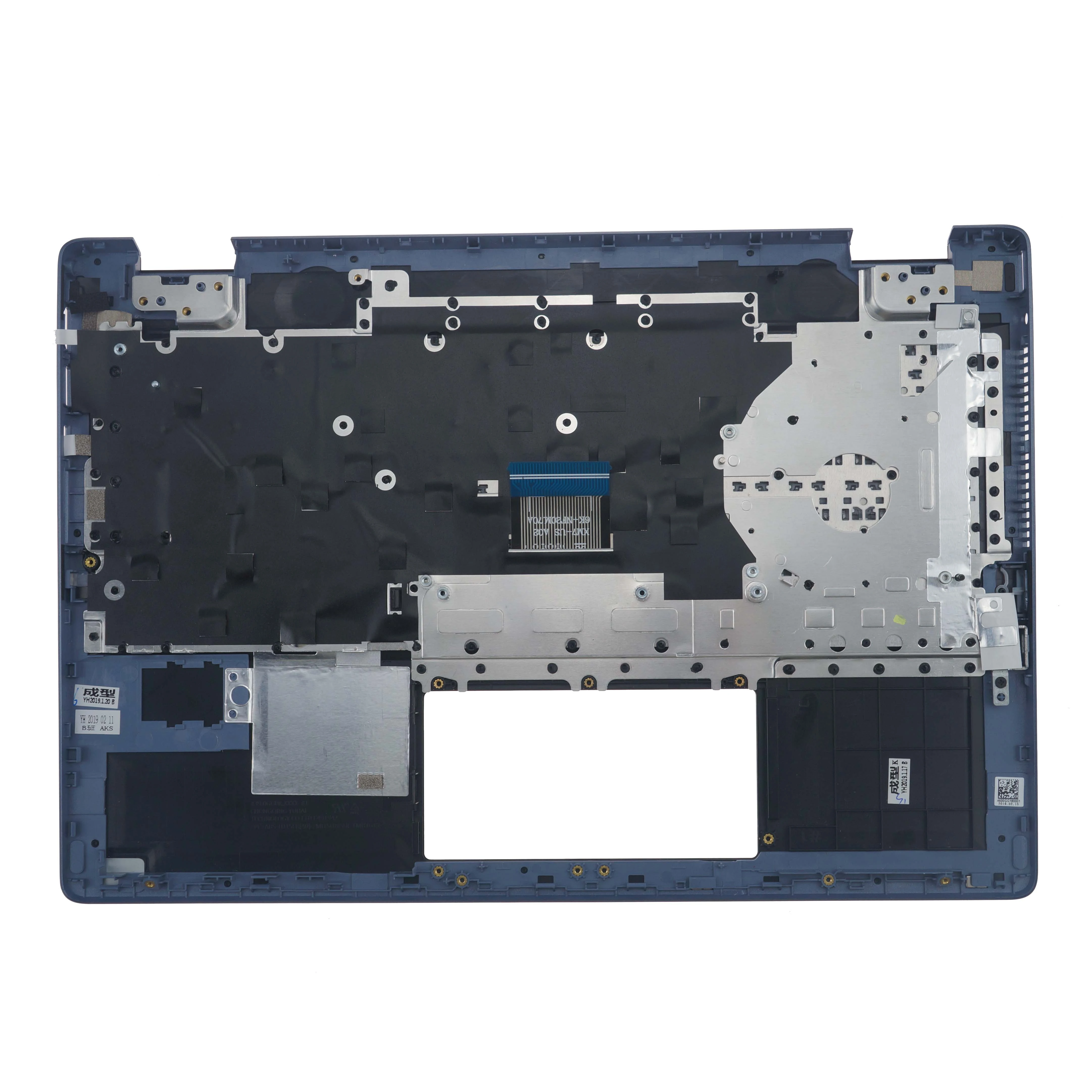 Precio Nuevo Para HP X360 14-DH C Teclado De Cubierta Con Borde Azul De Malla