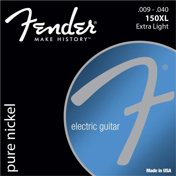 Fender 150 оригинальные Струны для электрогитары из чистого никеля-150XL 150L 150R 150M