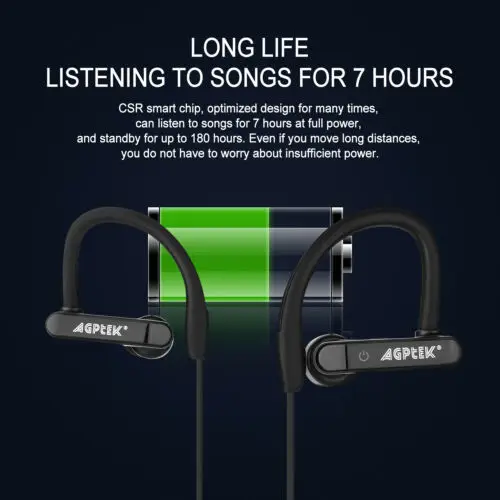 Водонепроницаемые Bluetooth-наушники Спортивные Беспроводные стереонаушники