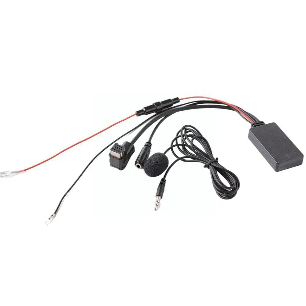 

1 шт., автомобильный Bluetooth-адаптер AUX с микрофоном