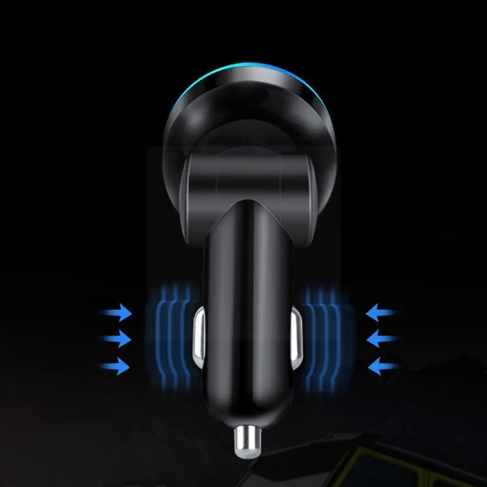 

Car Fm Transmitter Bluetooth-compatible 5.0 4.8a Quick Auto Car Handsfree Mp3 Receiver Audio Charger Charge Player X4x7