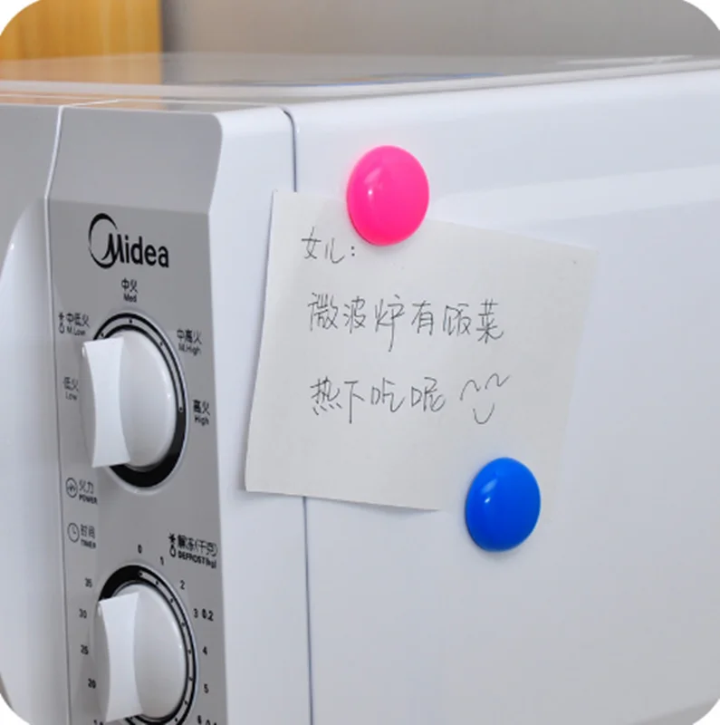 10 шт красочные круглые пластиковые магниты на холодильник доски стикер детские