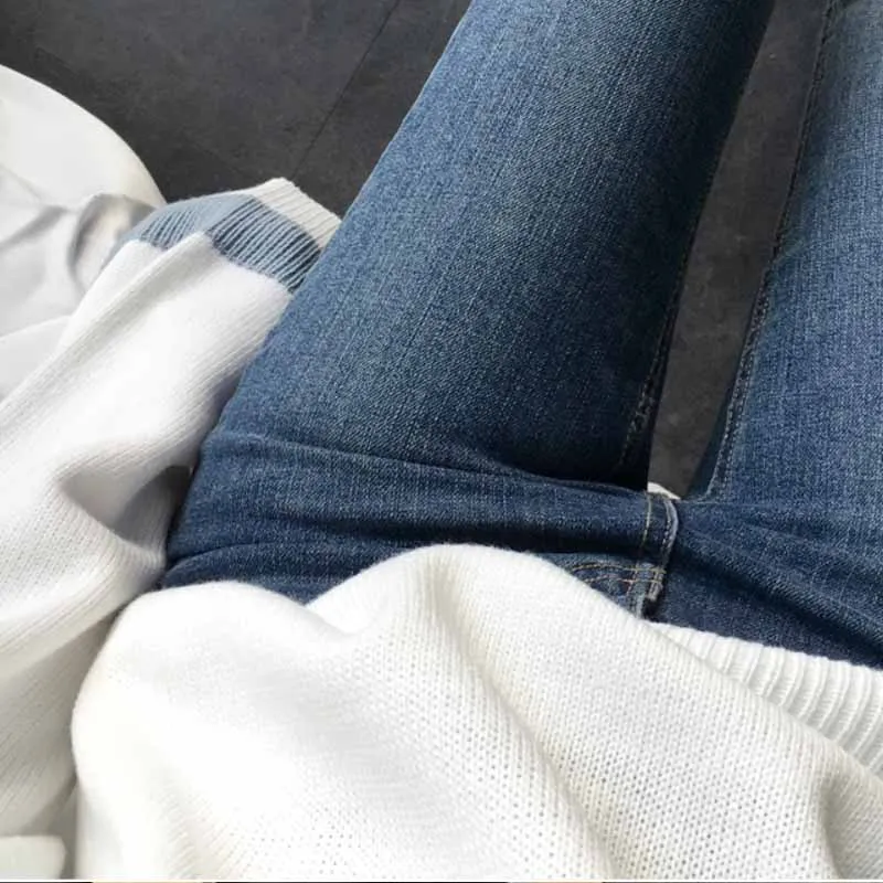 Spring White V-neck Sweater Chic Korean Pullover 2022 Autumn Winter Women's Sweaters New Casual Basic Female Jumpers All-match | Женская