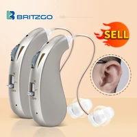 britzgo hearing aid for deafnessmini digital wireless usb device charging sound amplifierfor the elderly ear hearing aid