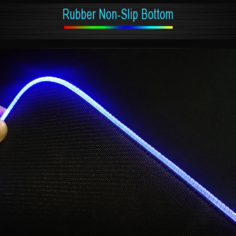 RGB-подсветка для мыши со светодиодной подсветкой большой Настольный коврик