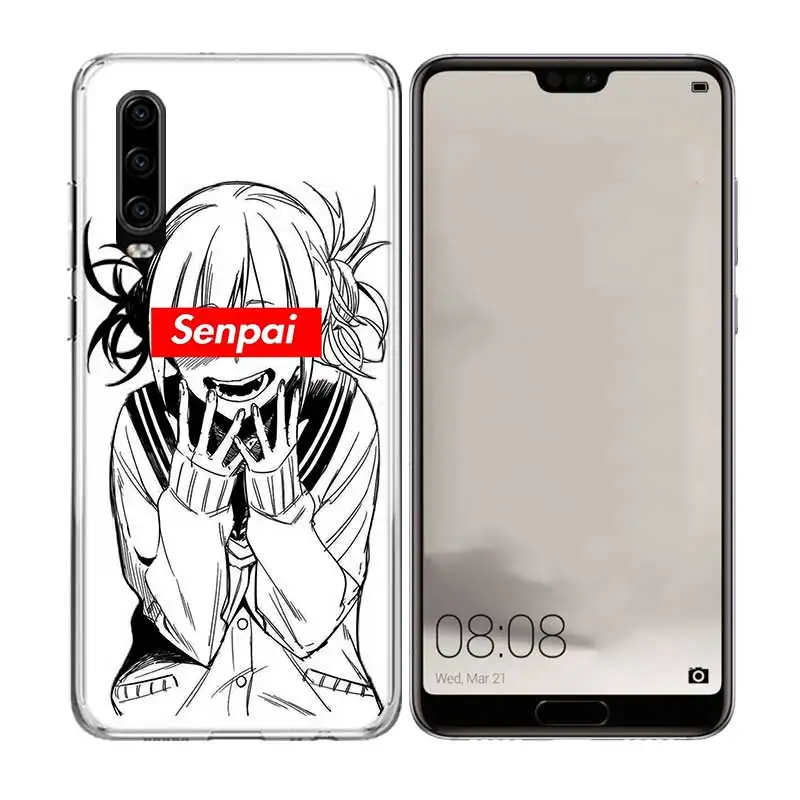 Чехол Sugoi Senpai аниме Waifu из мягкого ТПУ для Huawei Honor 10 9 lite P Smart Z Plus 2018 8S 8X Y5 Y6 Y7 Y9 2019