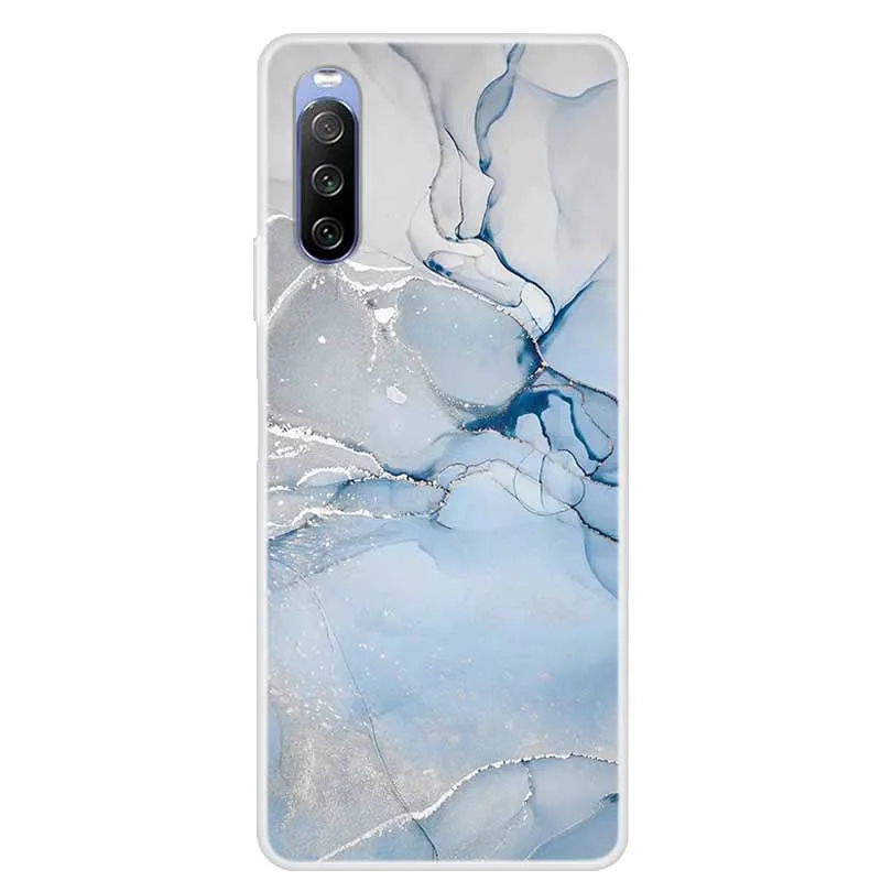 For Sony Xperia 10 III Case New Fashion Marble silicon Soft TPU Back Cover For Sony Xperia 5 III Phone Cases Xperia Ace II 1 III