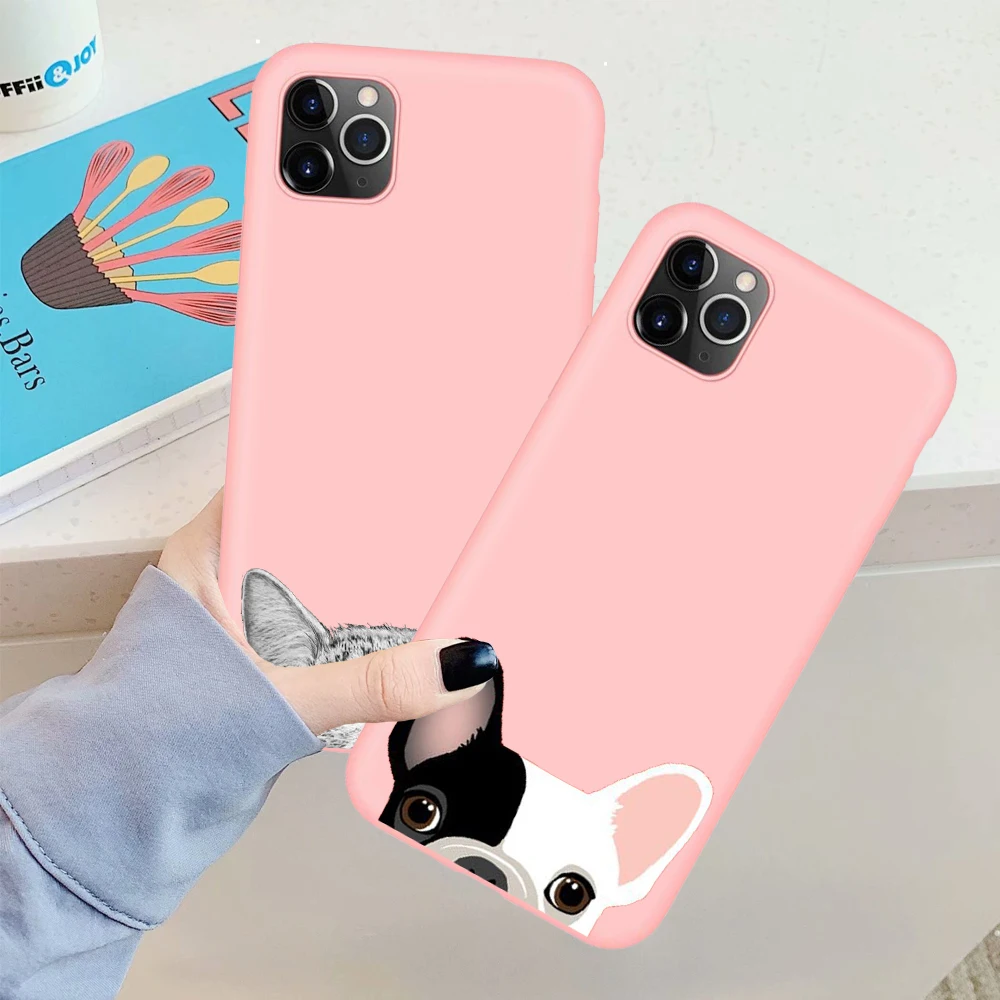 Чехол для телефона iPhone 11 Pro XS Max XR X 8 7 6 6S Plus Роскошная мягкая задняя крышка из ТПУ