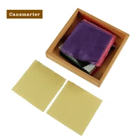 montessori sensorial first fabric box game for kids children educational material learning color wood preschool toy