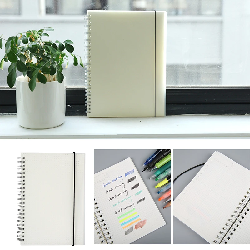 2019 A5 книга со спиралью планировщик катушки записная книжка выровненная пустая