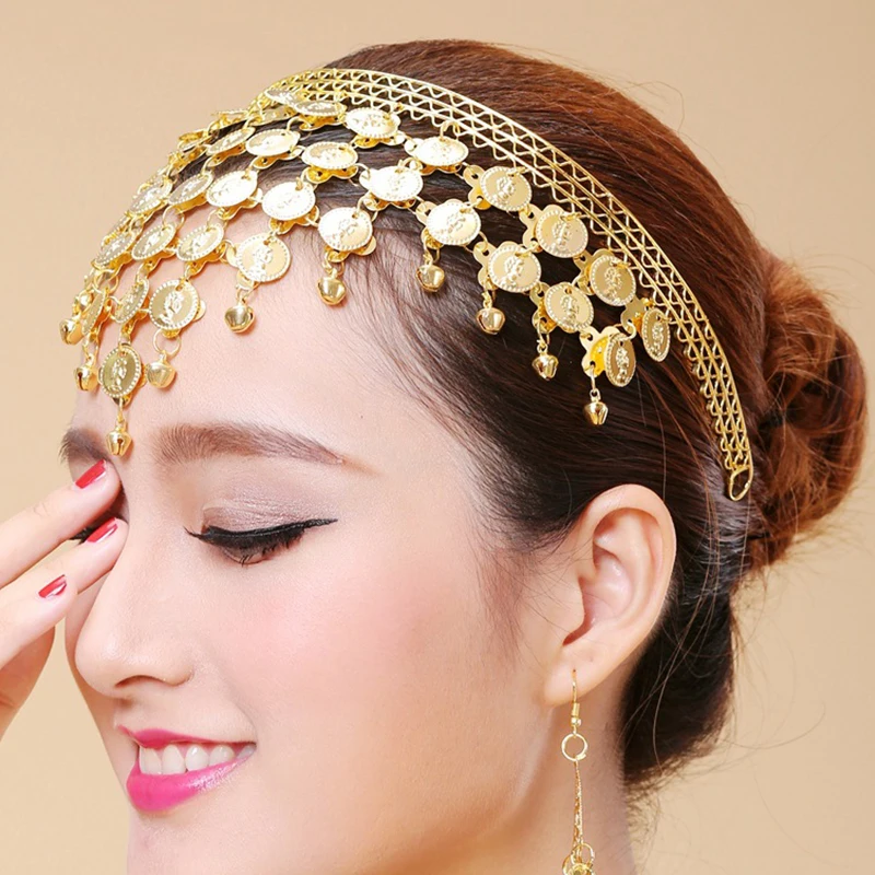 

Повязка на голову женская, из металла, в богемном стиле