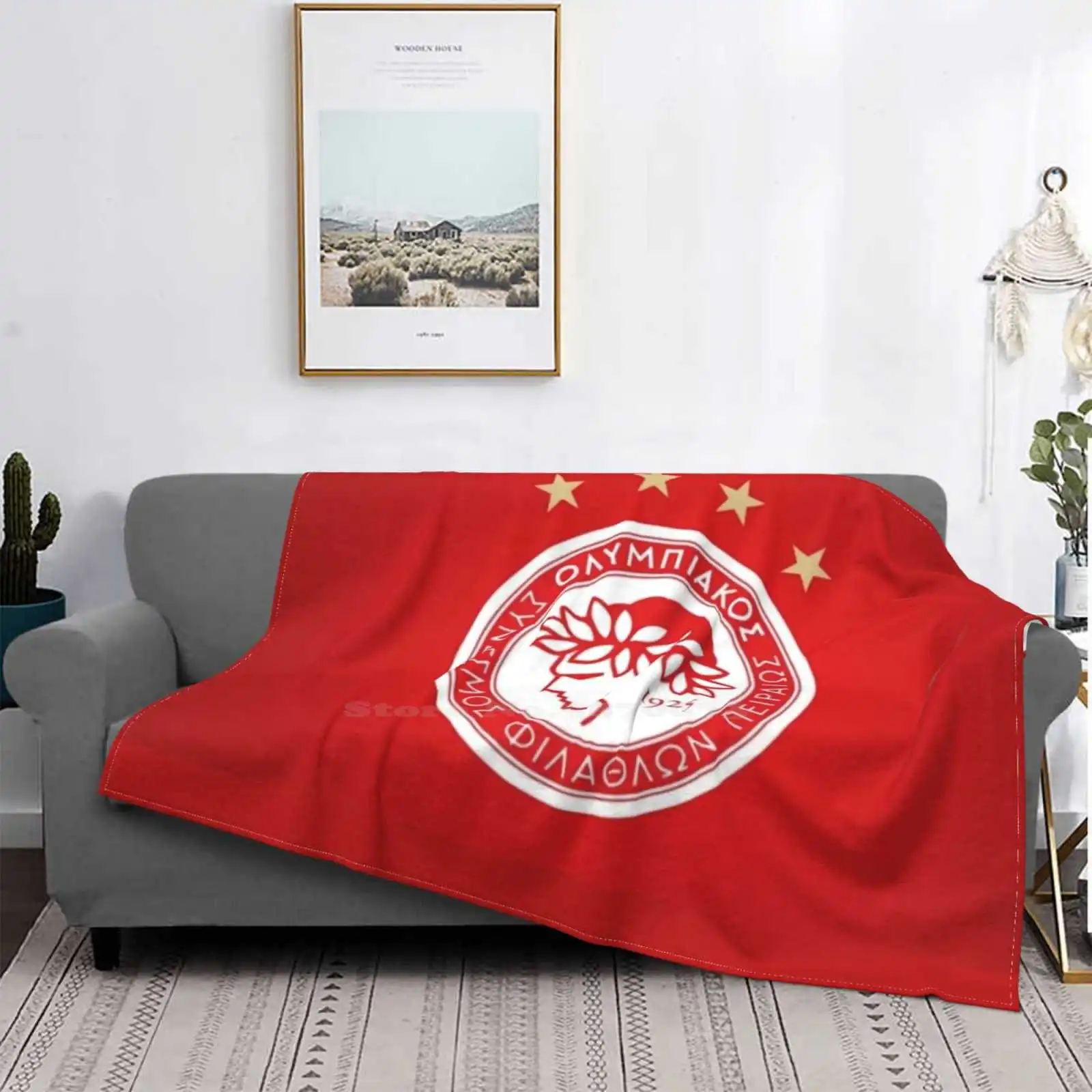 

Olympiakos Fc Latest Super Soft Warm Light Thin Blanket Olympiakos Aek Panathinaikos Teams Greek Football Thrylos Gate 7 1925