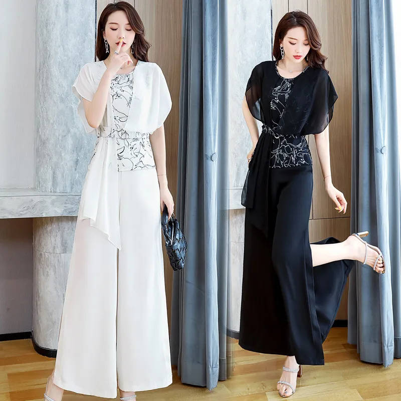 Летние Комплект из 2 предметов женские 2021 Новая модная футболка с принтом