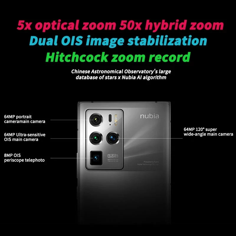 2021 Новый ZTE Nubia Z30 Pro 5G смартфон 6 67 ''amoled 144 Гц гибкий изогнутый Экран Snapdragon 888 Octa