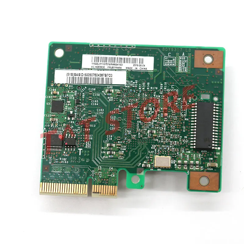 Фото Оригинальная карта контроллера памяти для IBM X3300 ServeRAID H1110 PCIe x4 6 ГБ SAS 81Y4494, тест хороший №2