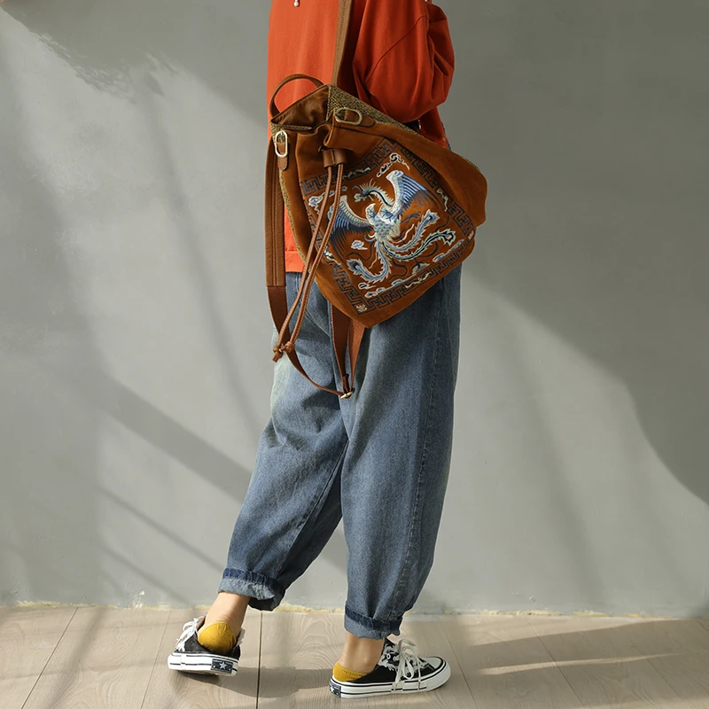 Весна 2020 джинсы с эластичной резинкой на талии свободные Ретро Женские