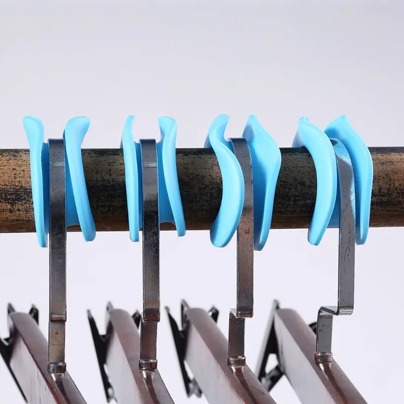 10 шт. вешалка для одежды разделители шкафа органайзер ветрозащитный крючок