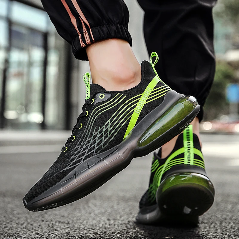 Мужская беговая Обувь 46 дышащие Нескользящие износостойкие мужские кроссовки 45