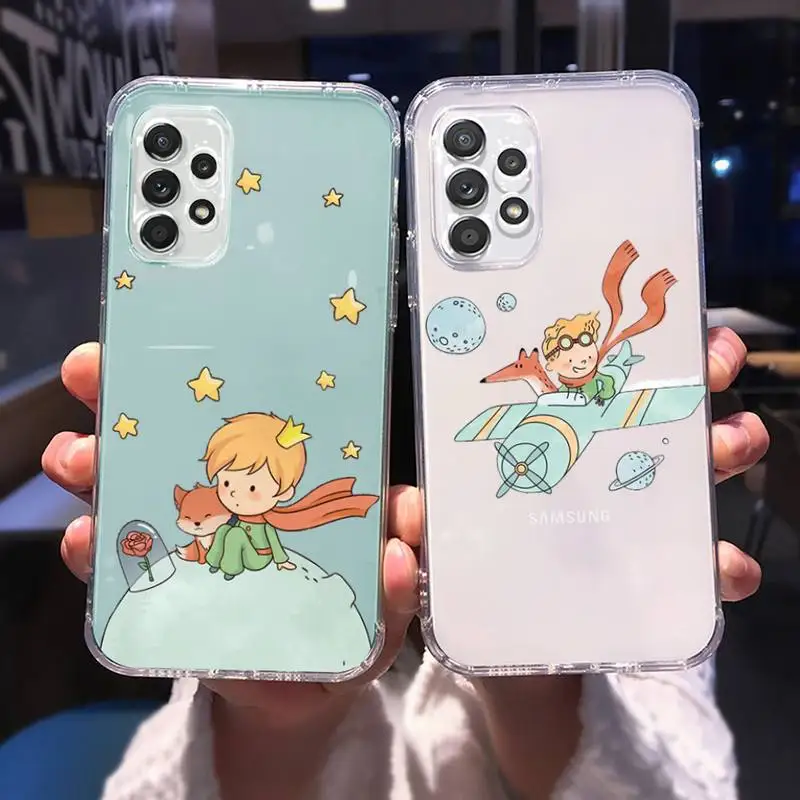 

The Little Prince Phone Case For Samsung A 51 50 52 12 21s 31 40 70 71 note S 20 10 21 ultra plus fe clear coque shell
