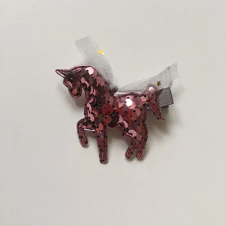 Hair Clip-Dark pink Вечерние повязки для волос; эластичные повязки для волос с героями мультфильмов; милые детские заколки для волос головная повязка принцессы; милые аксессуары для волос - Цвет: Hair Clip-Dark pink