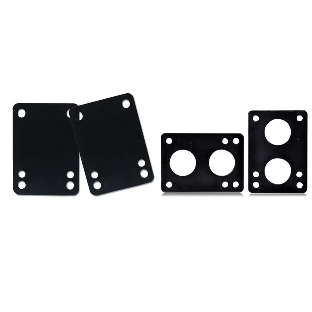 2Pcs Skateboard Riser Pad 3mm/6mm Soft Longboard Shock Proof Bridge Gasket Skate Board Riser Cover Pad