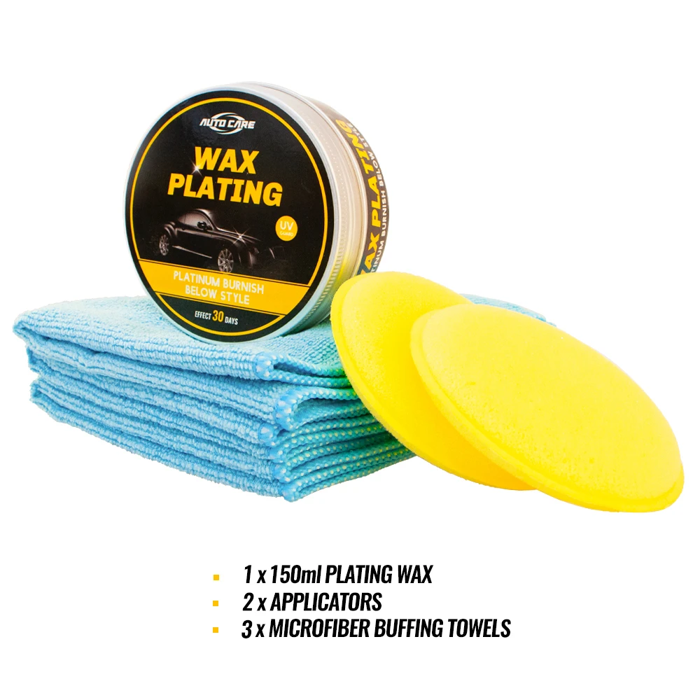 150ml wax set 230 мл автомобильный восковой набор с покрытием из кристаллов, жесткий глянцевый восковый слой, покрытие поверхности краски, формула супер водонепроницаемой пленки - Цвет: 150ml wax set