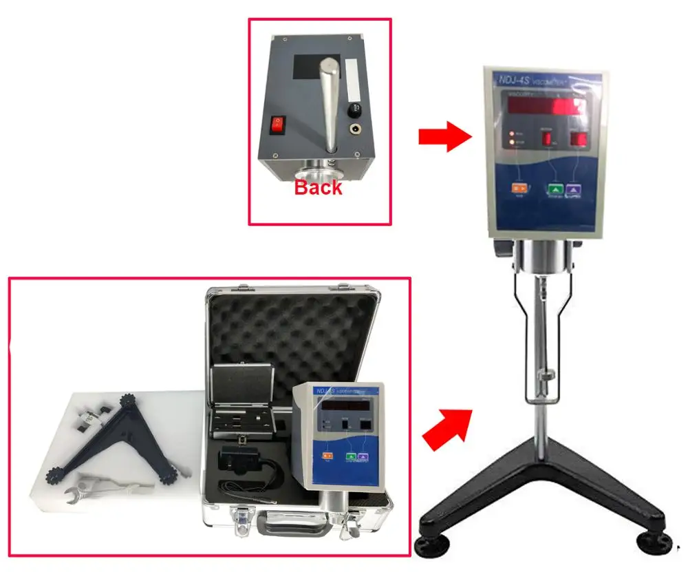 Высокоточный цифровой вискозер для тестирования смазки моющего средства краски
