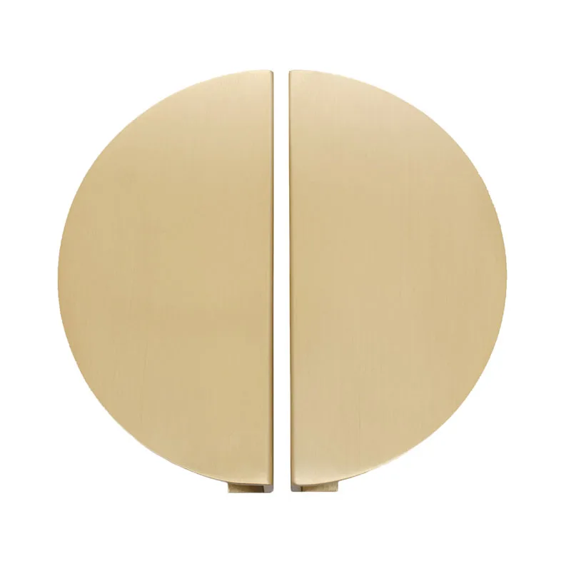 

1 set Brass Cabinet Knobs Round Kitchen Cabinet Handles BookCase/Wine Storage Knob Drawer Pulls Furniture Door Handle