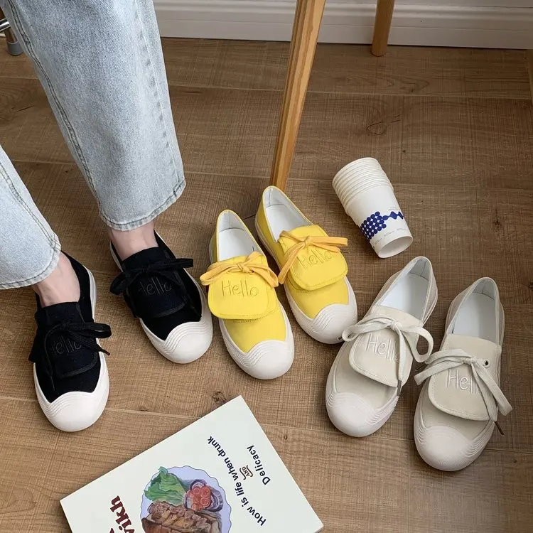 

2021 Spring Casual Women's Sports Shoes College Retro Flip Women's Canvas Shoes High Quality Women's Sports Shoes Shoes