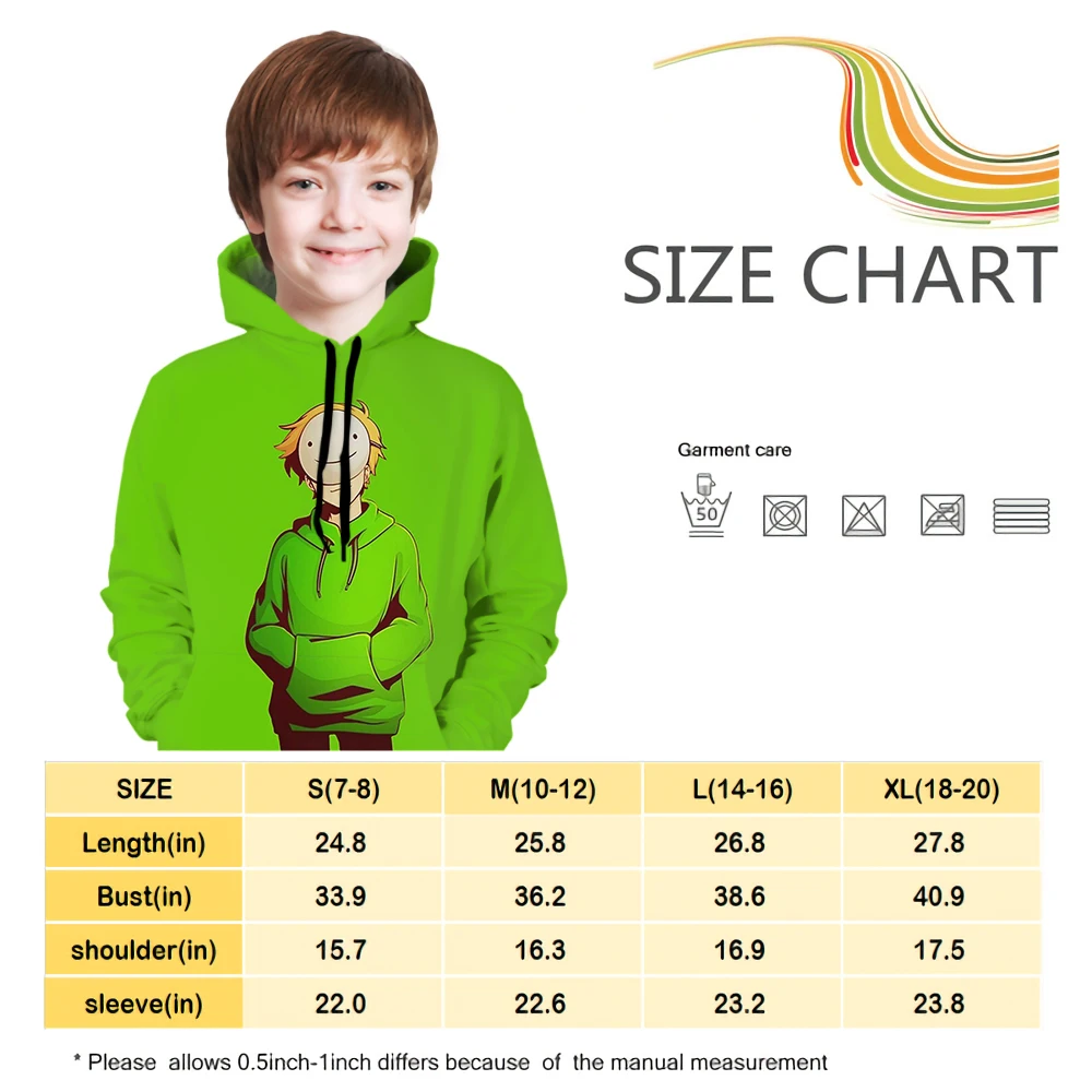 

Dream Hoodies Green Hoodie Boy Girl Dream Games Sweater Big Size Hoody Leisure Fashion Spring Autumn Clothes Top Sweatshirt