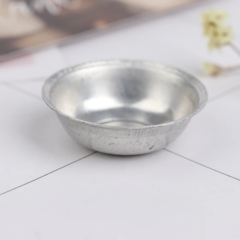 

1/12 Dollhouse Miniature Mini Iron Basin Model Kitchen Decor Accessories Toys